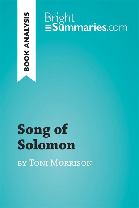 toni morrison song of solomon summary